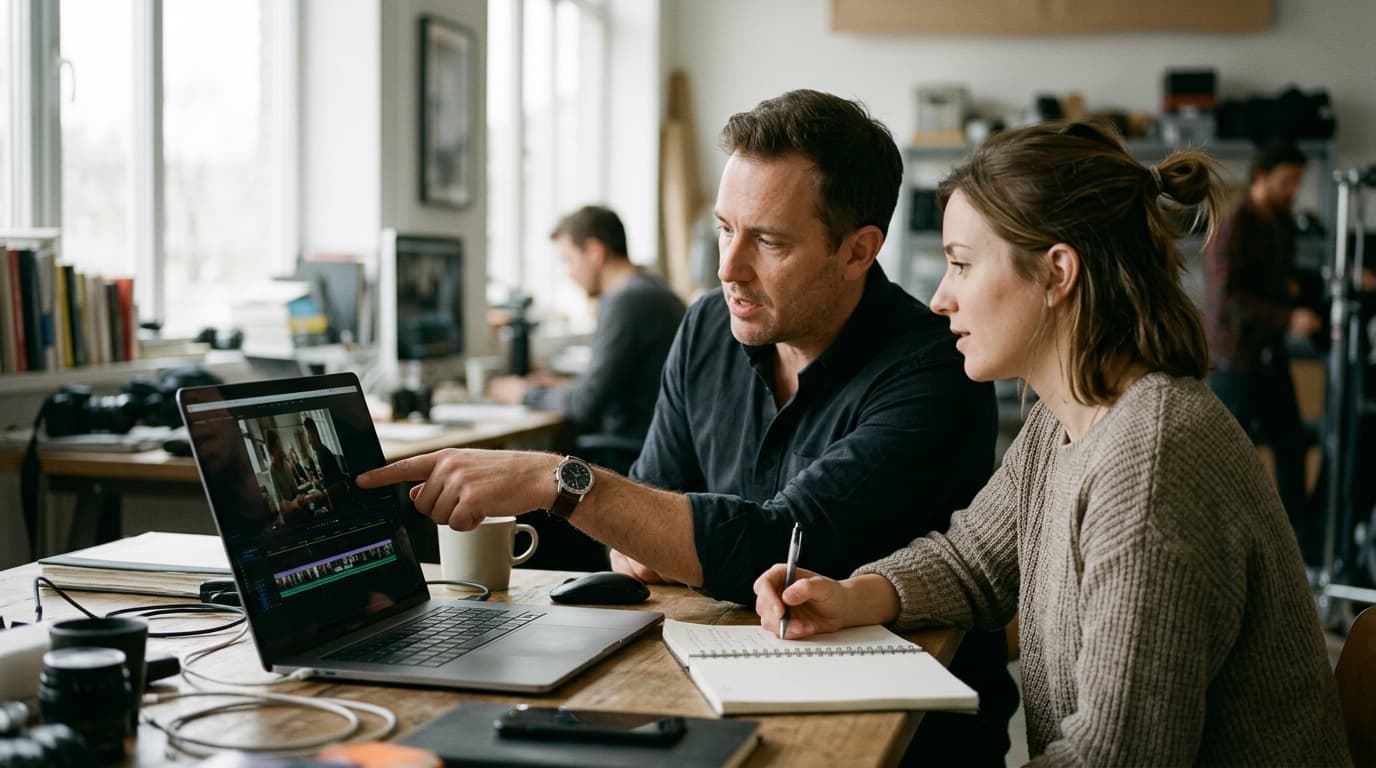 Client reviewing and approving a video through Timeliner's simple review interface