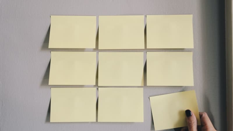 Kanban board showing video production tasks moving through workflow stages