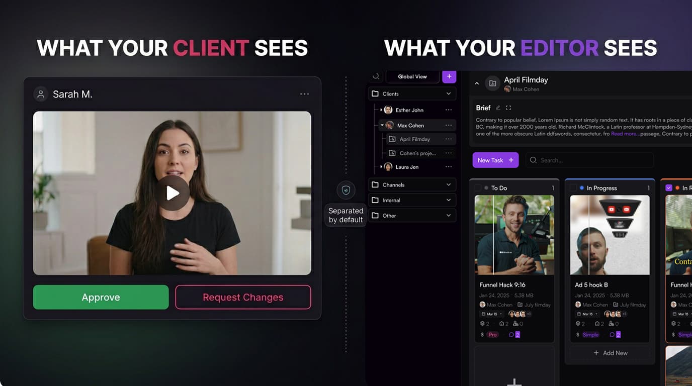 Built-In Client ↔ Editor Separation